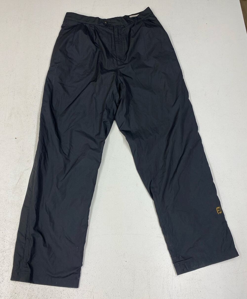 VTG FootJoy DryJoys FJ tearway nylon windbreaker performance golf rain pants L